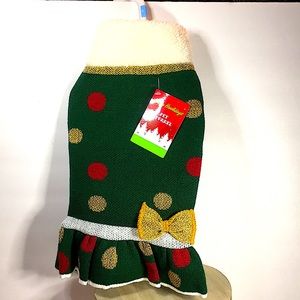 NEW HAPPY HOWLIDAYS PET APPAREL SIZE SMALL SWEATER